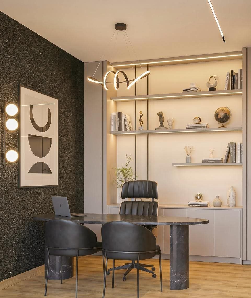 Sala de atendimento ao cliente do advogado José Carlos Pompeu