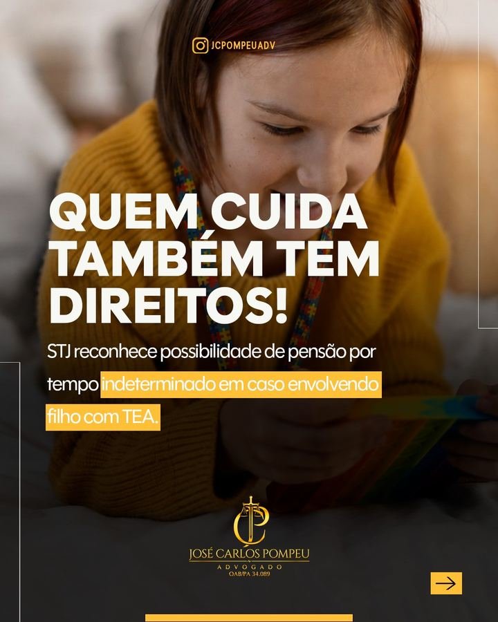 STJ reconhece pensão ao ex-cônjuge que cuida de filho com TEA
