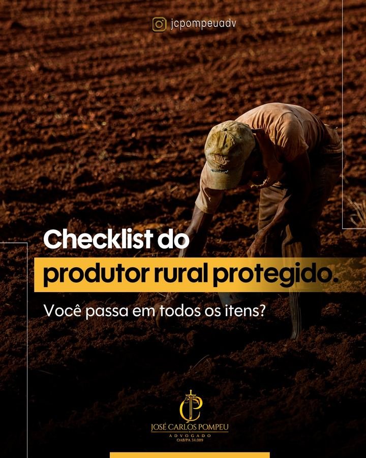 Checklist do produtor rural protegido